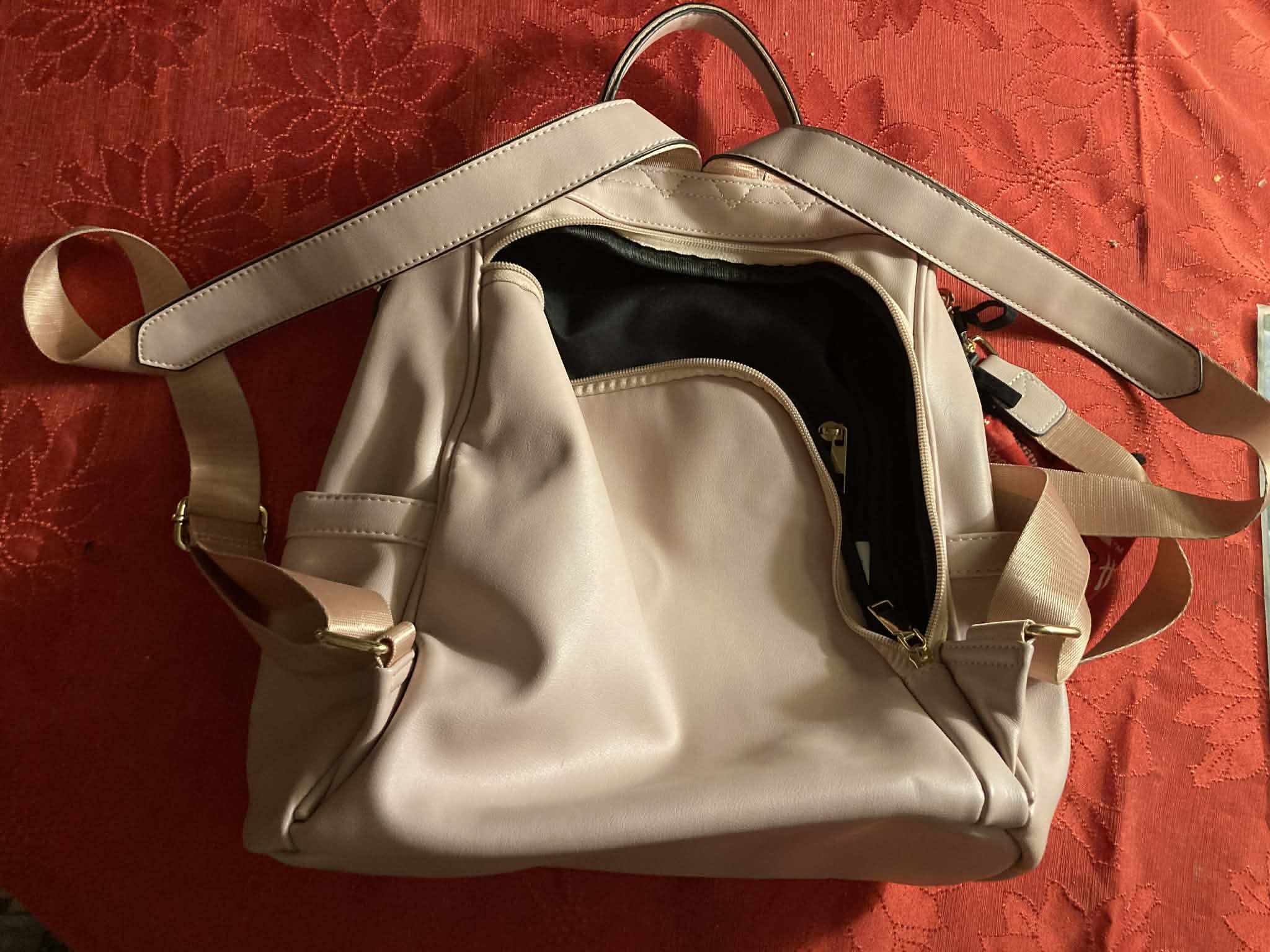 Backpack Purse (Beige)